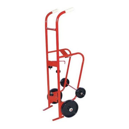 Milwaukee Hand Trucks Milwaukee Four Wheel Drum Truck 40774 - Polyolefin Wheels - 1000 Lb. Cap. 40774